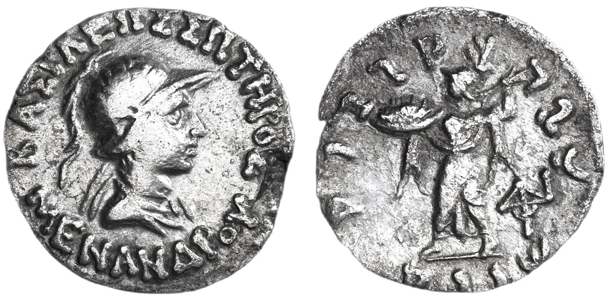 Menander I, 155-130 BC, Drachm