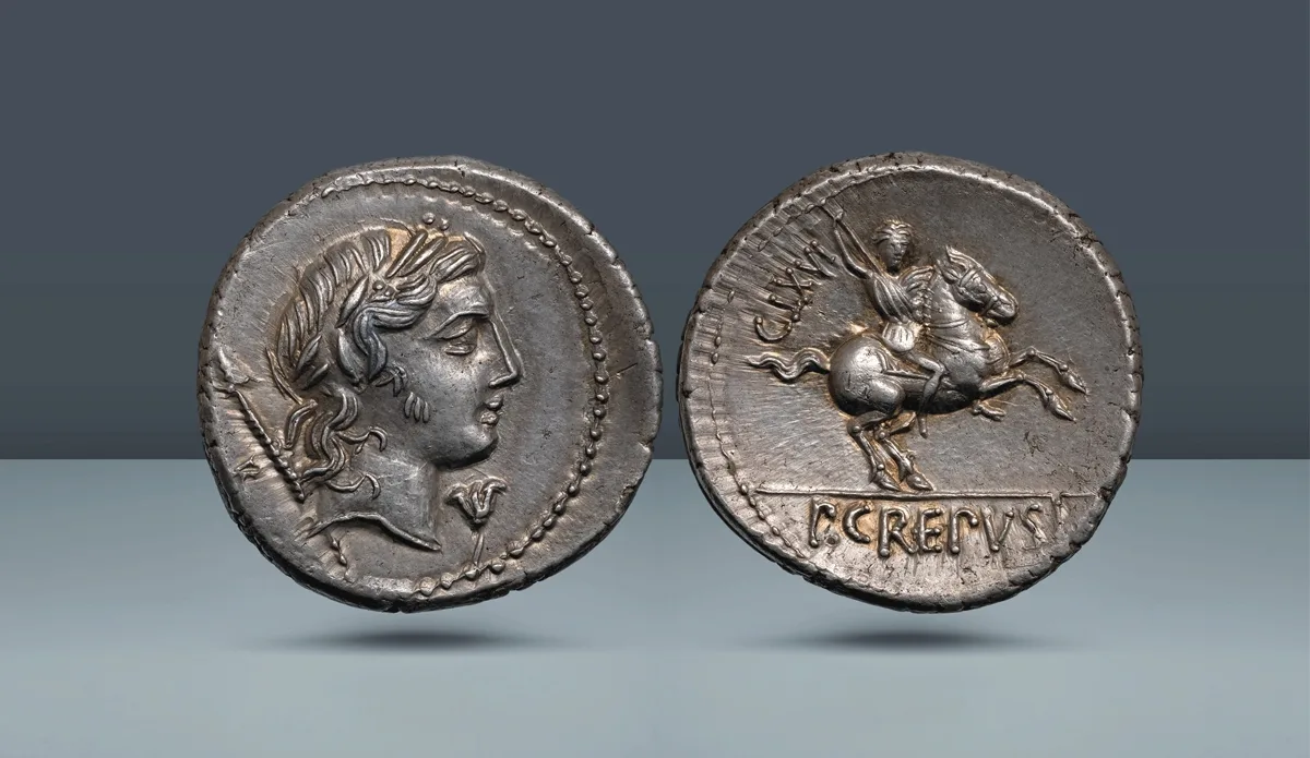ROMAN REPUBLIC. P. Crepusius. Rome, c. 82 BC