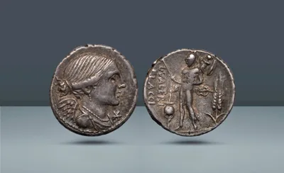 Roman Republic, Italy. L. Valerius Flaccus, Rome, c. 108-107 BC