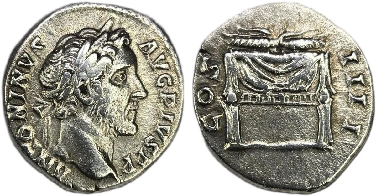 Antoninus Pius SIlver Denarius A.D. 145-161 - COS IIII - RIC III # 137