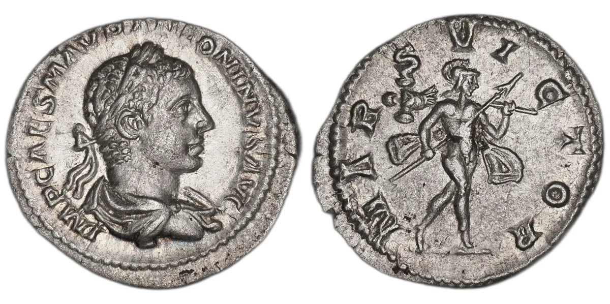Elagabalus, Denarius, silver, reign 218-222, minted 218-222, weight c