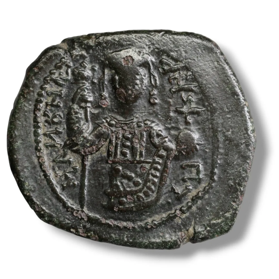 Byzantine – Thessalonica, Andronikos Palaiologos as Despot (1408–1423). Billon Trachy.