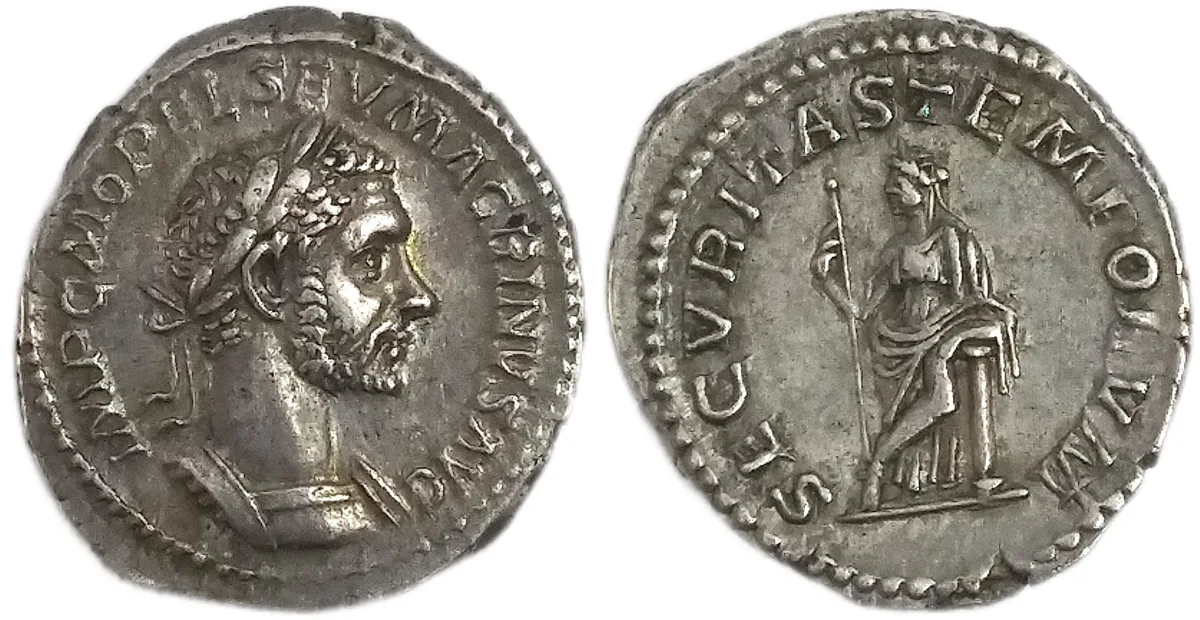 Macrinus (AD 217-218) Denarius