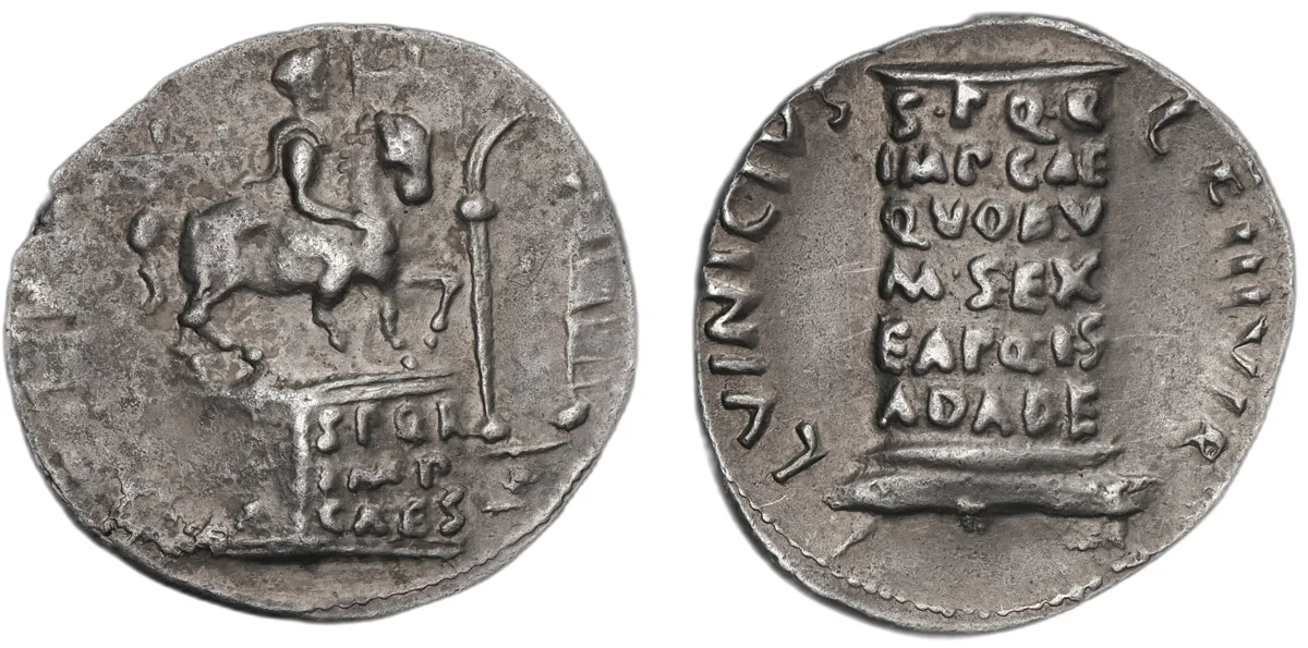 Augustus. 27 BC–AD 14. AR Denarius
