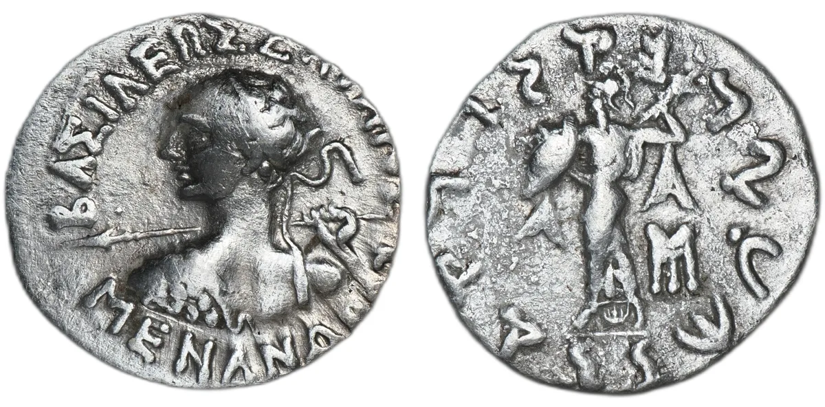 Menander I, c. 165/55-130 BC, Drachm