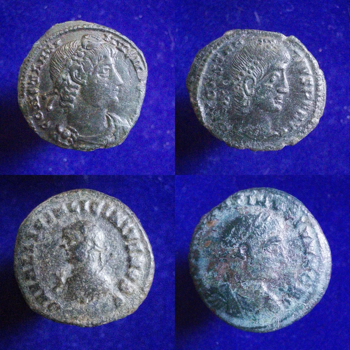 Lot of 4 Late Roman Bronzes