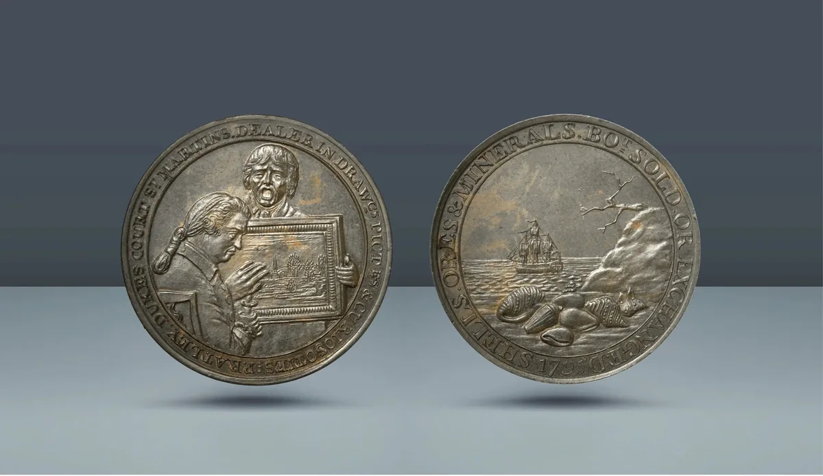 British Token, St Martin’s Lane, Philip Ratley, Halfpenny, 1795