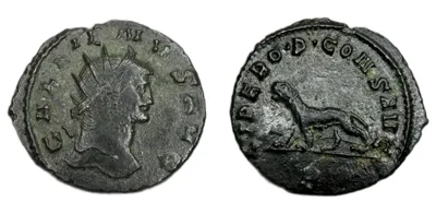 Gallienus, 253-268 Antoninianus Rome circa 267-268, billon Panther Reverse