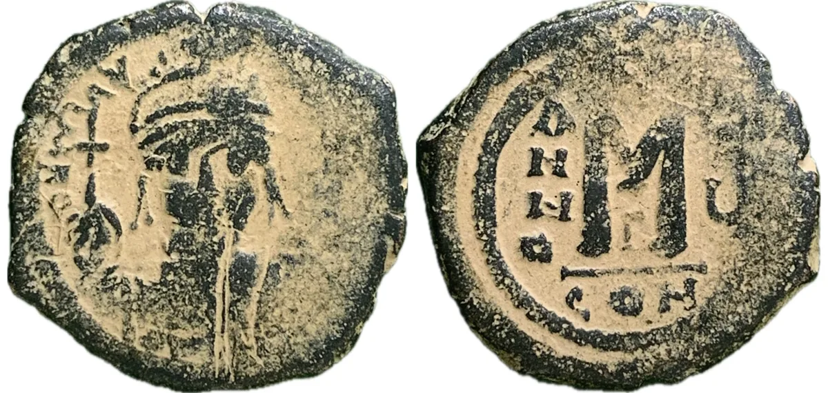 Maurice Tiberius - Follis Constantinople - SB 493