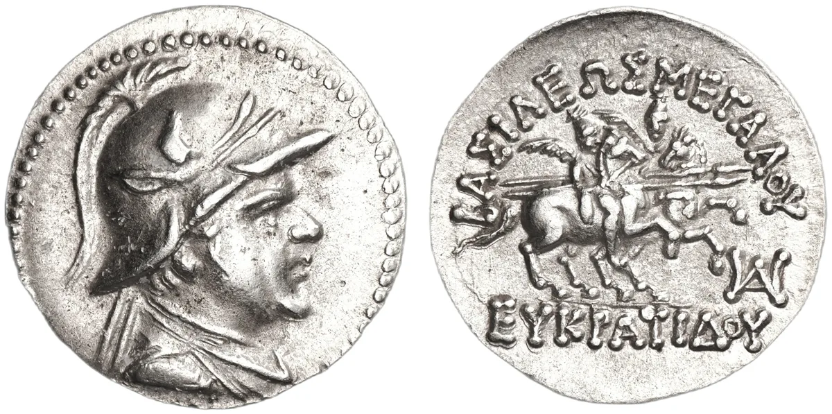Eucratides, 171-145 BC, drachm