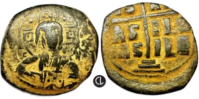 Anonymous Folles, time of Romanus III, AE Follis, Constantinopolis Mint, Circa AD 1028-1034