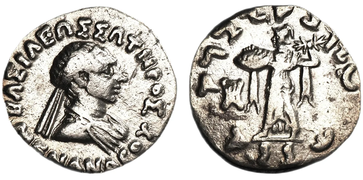 Menander I, 155-130 BC, Drachm