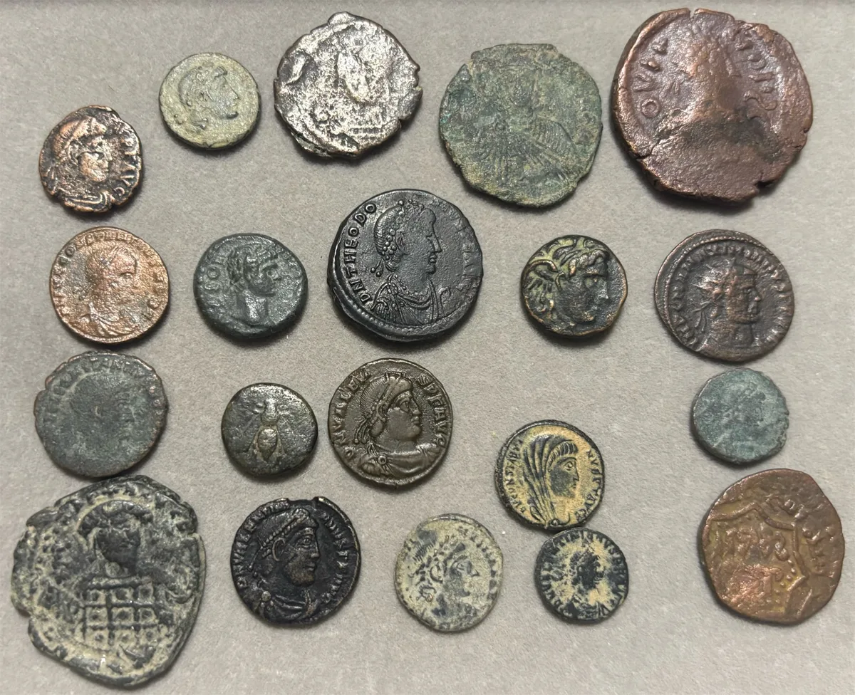 Lot of 20 Mixed Coins - Greek Roman Byzantine etc