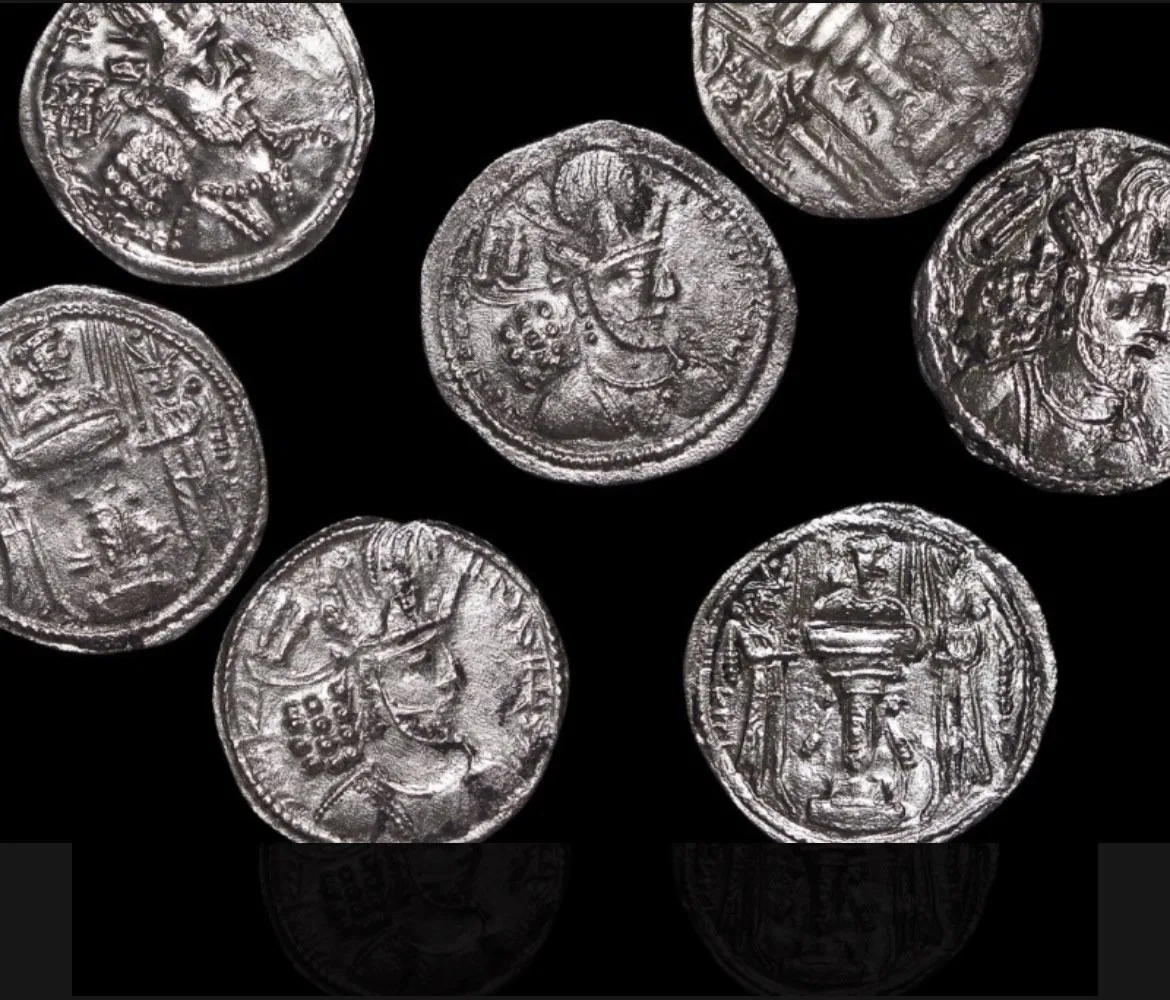 Sasanian Empire Shapur II (309-379 Ce) Dirham(C) - Ancient Persian Coin