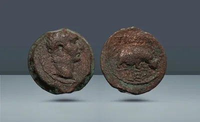 ROMAN PROVINCIAL, Egypt. Tiberius, 14-37 AD Alexandria, RY 5 = AD 18/9