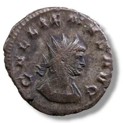 Gallienus, AD 253-268 Billon Antoninianus, Rome (or Siscia) mint, c. AD 264-265