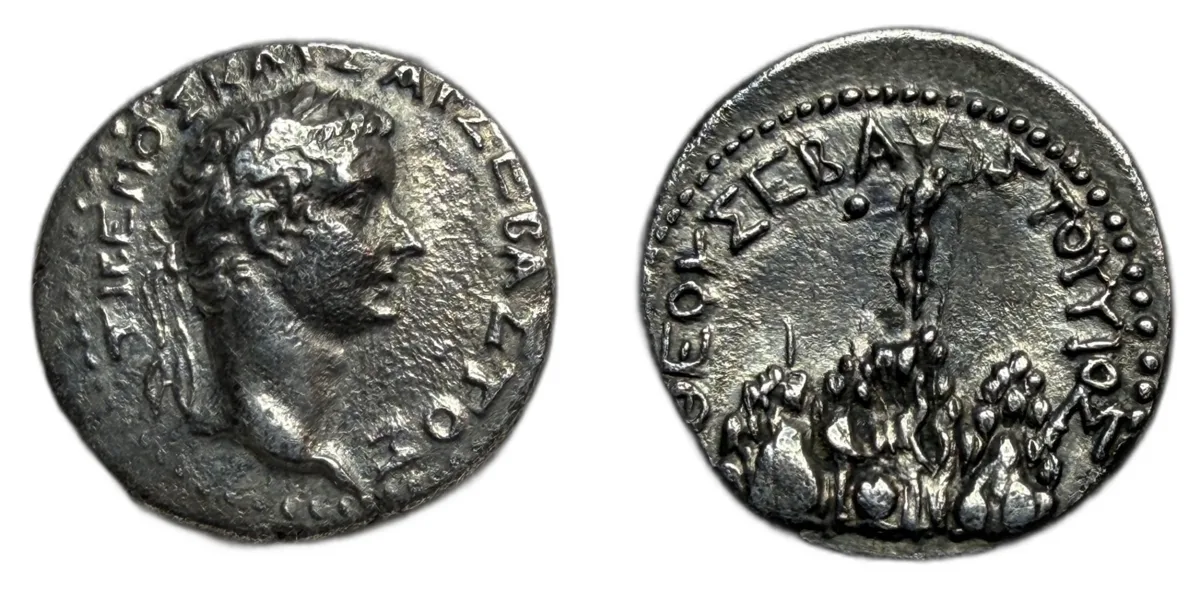 Tiberius (14-37). Drachm. CAPPADOCIA. Caesarea.
