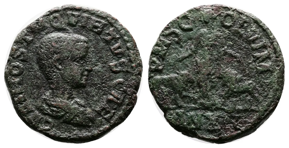 Hostilian, as Caesar, AD 249-251. Moesia Superior. Viminacium.