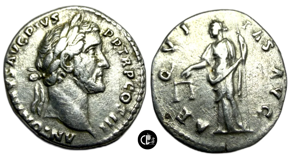 Antoninus Pius, Denarius, Rome, AD 140-143