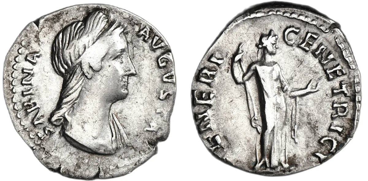 Sabina, wife of Hadrian, Denarius