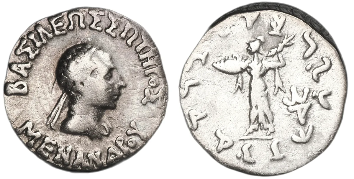 Menander I, 165-130 BC, Drachm