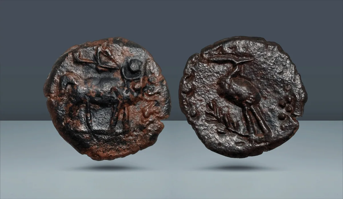 Egypt, Alexandria. Julio Claudian Period. Year 2 of an uncertain reign. Alexandria