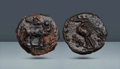 Egypt, Alexandria. Julio Claudian Period. Year 2 of an uncertain reign. Alexandria