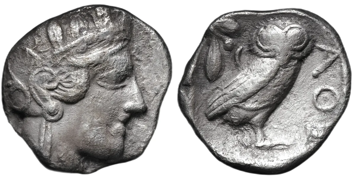 ATTICA, Athens, c. 454-404 BC, AR Tetradrachm