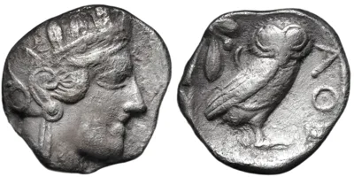 ATTICA, Athens, c. 454-404 BC, AR Tetradrachm