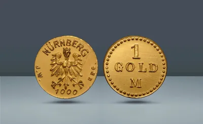 GERMANY, Nürnberg Stadtwappen. Dies by Josef Wild,   Nürnberg, 1923