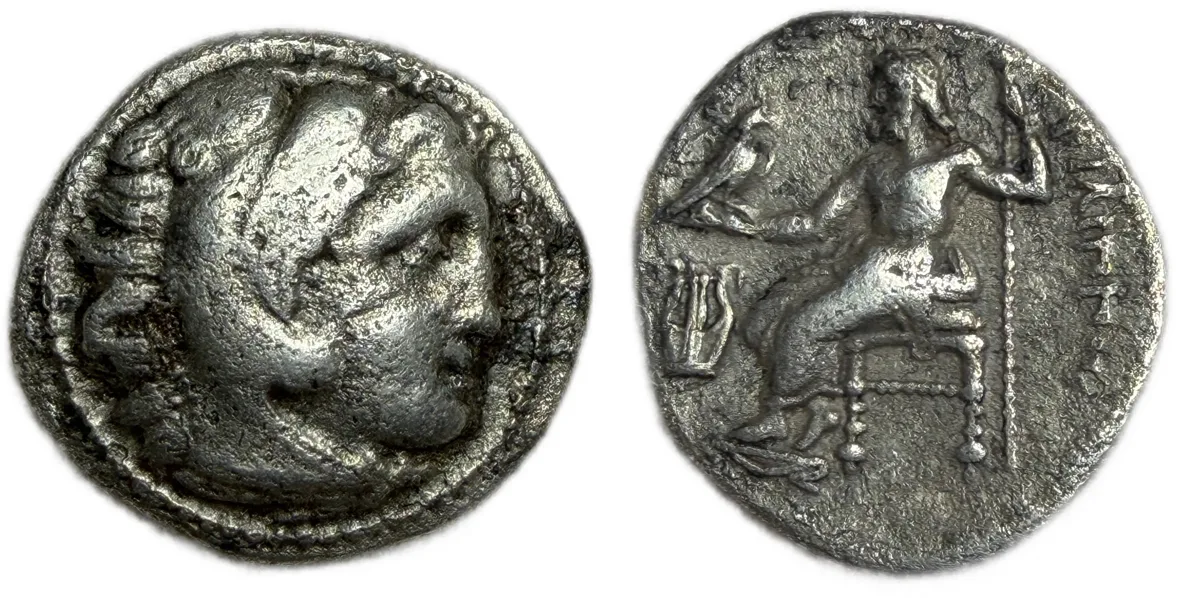 Philip III Arrhidaios Silver Drachm - Kolophon 322-319 BC
