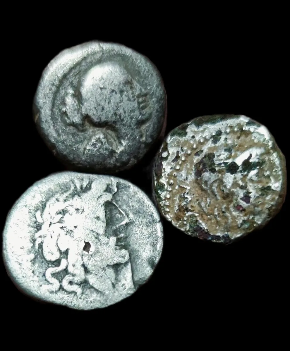 Lot x3 Quinarii. Roman Republic