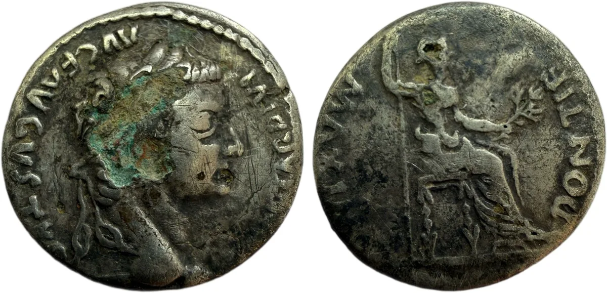 Tiberius Plated Denarius