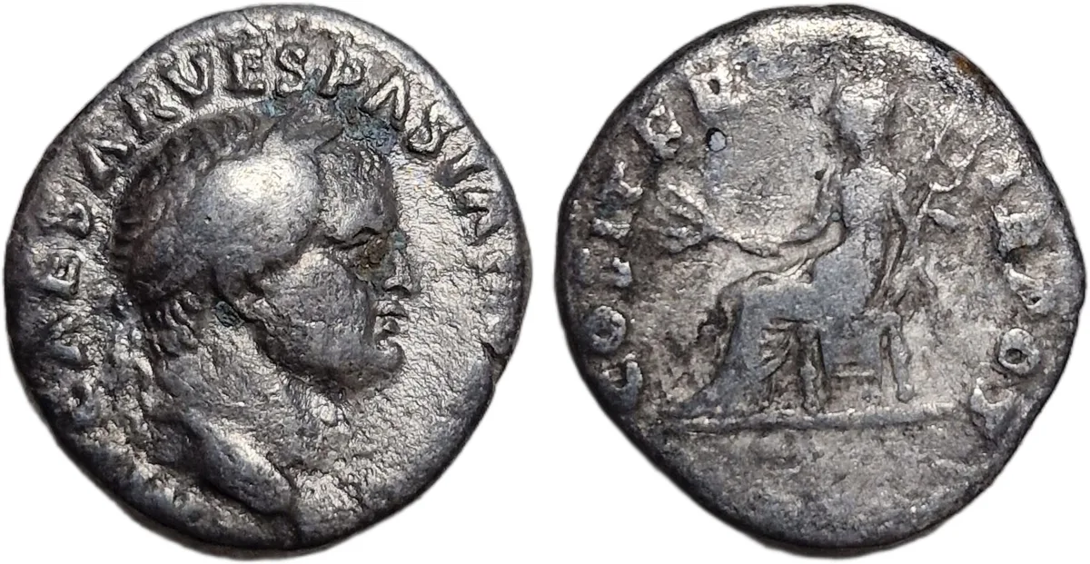 vespasian denarius  69-79 AD