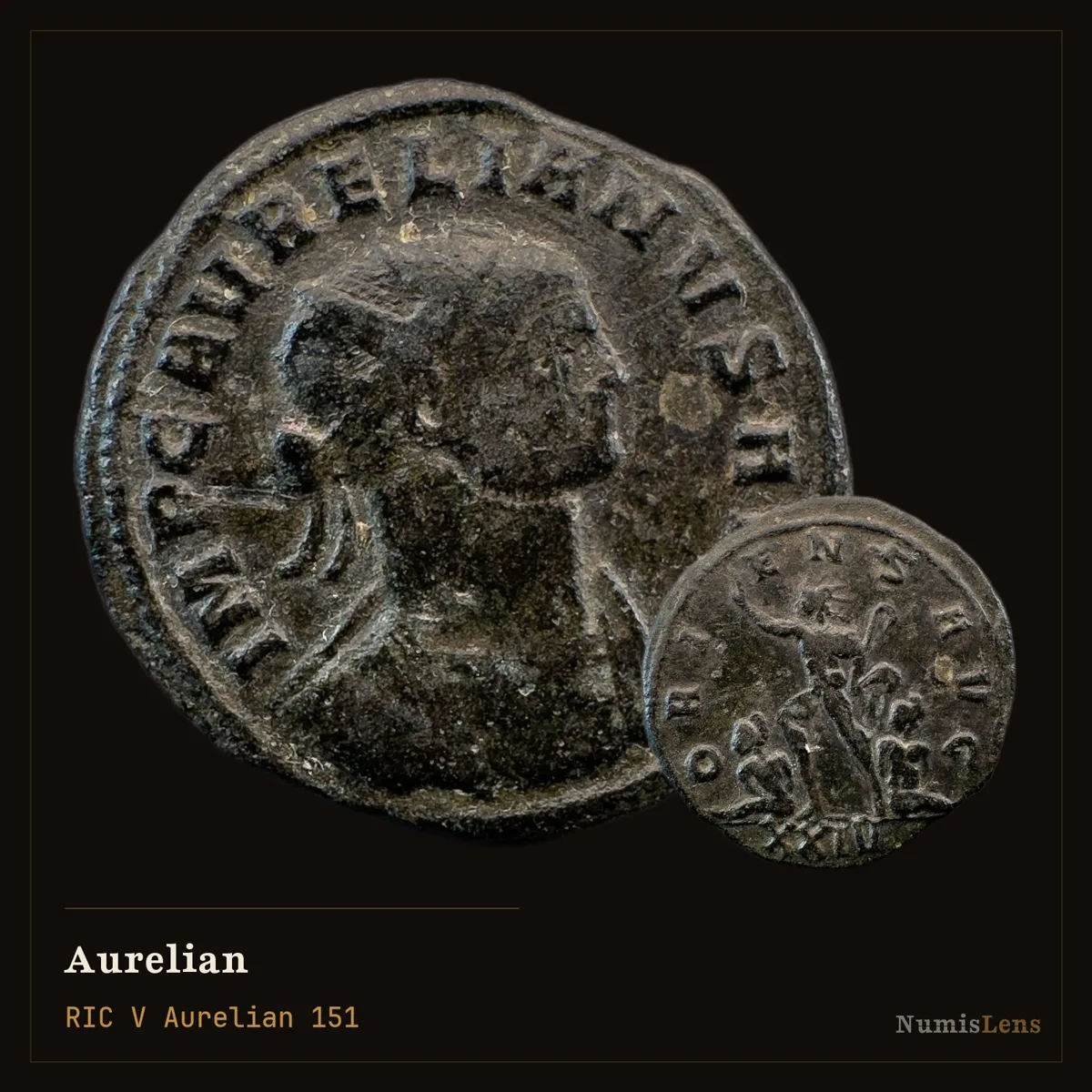 Aurelian — Antoninianus, ORIENS AVG, Ticinum