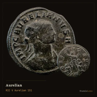 Aurelian — Antoninianus, ORIENS AVG, Ticinum