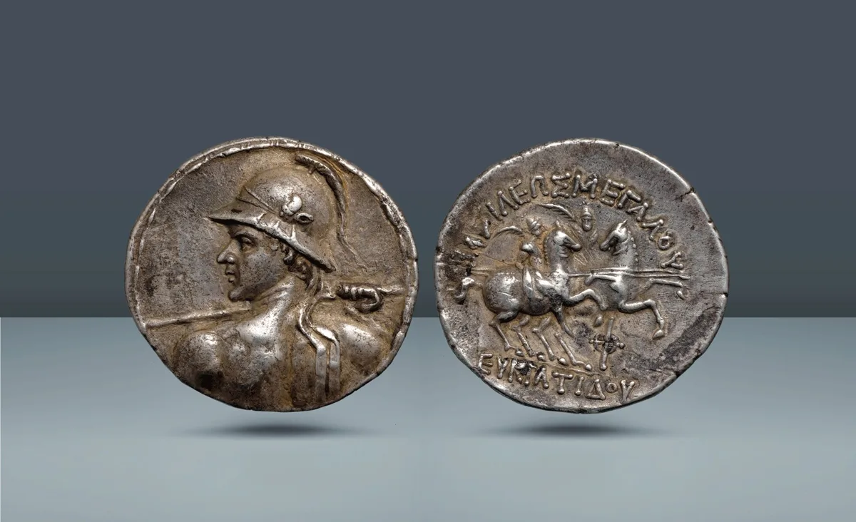 BACTRIA. Eukratides I. 170-145 BC