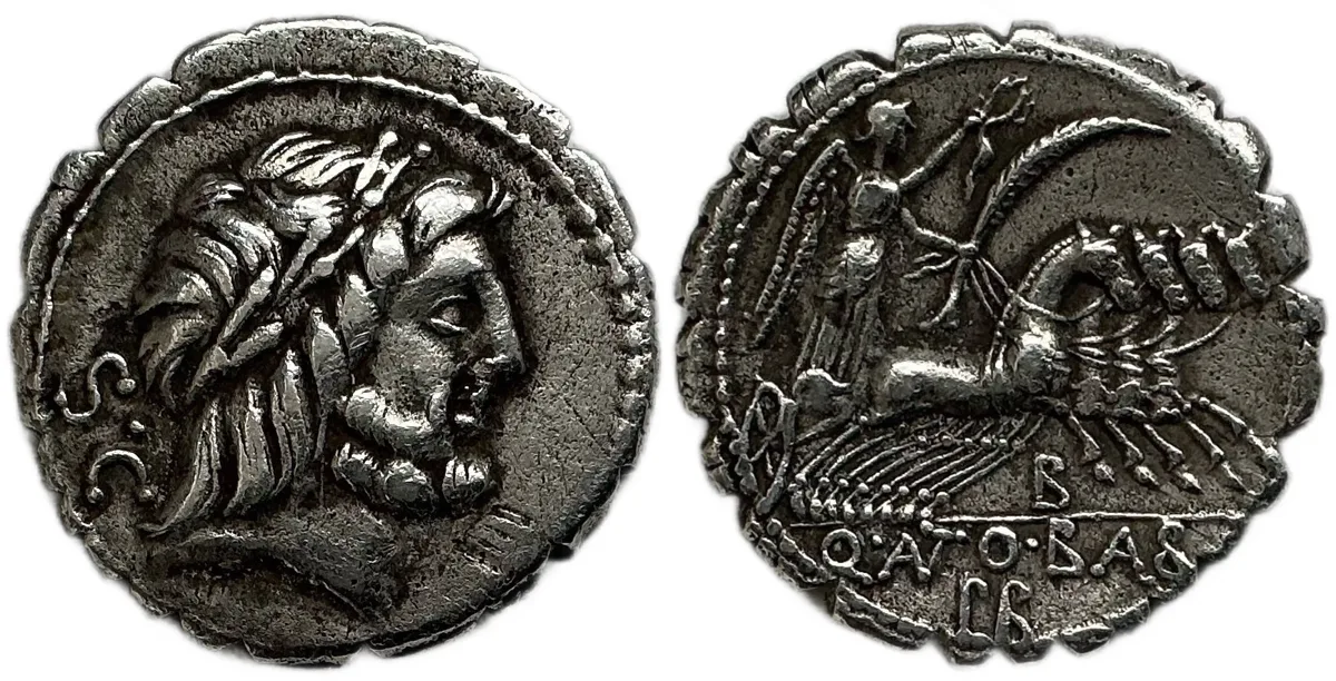 Quintus Antonius Balbus, denarius 83-82 BC