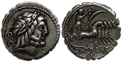 Quintus Antonius Balbus, denarius 83-82 BC