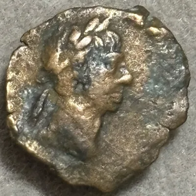 Trajan 98-117 Dichalkon EGYPT Alexandria RARE Rhinoceros