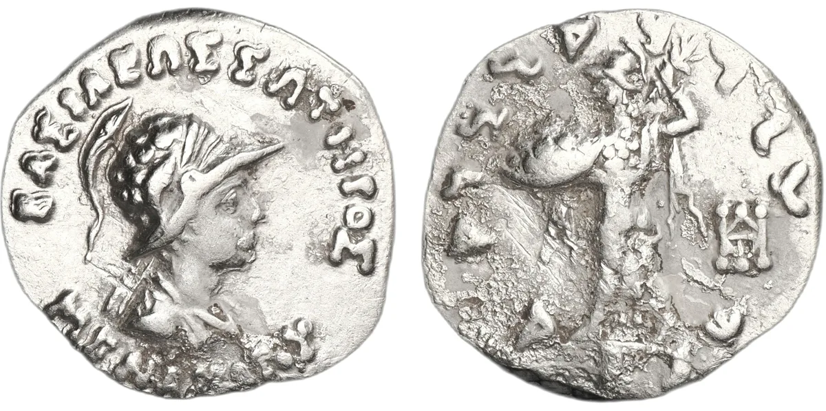 Menander I, 165-130 BC, Drachm