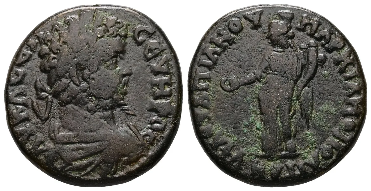Moesia, Marcianopolis. Septimius Severus, AD 193-211. AE. 10.88 g. 26.69 mm.
