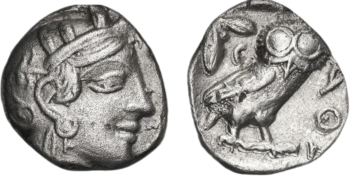 ATTICA, Athens, c. 454-404 BC, AR Tetradrachm