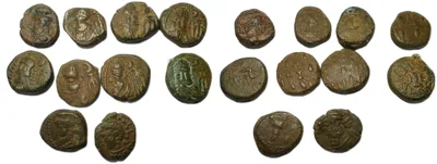 ORIENTAL GREEK. Elymais. Lot of ten (10) bronze issues.