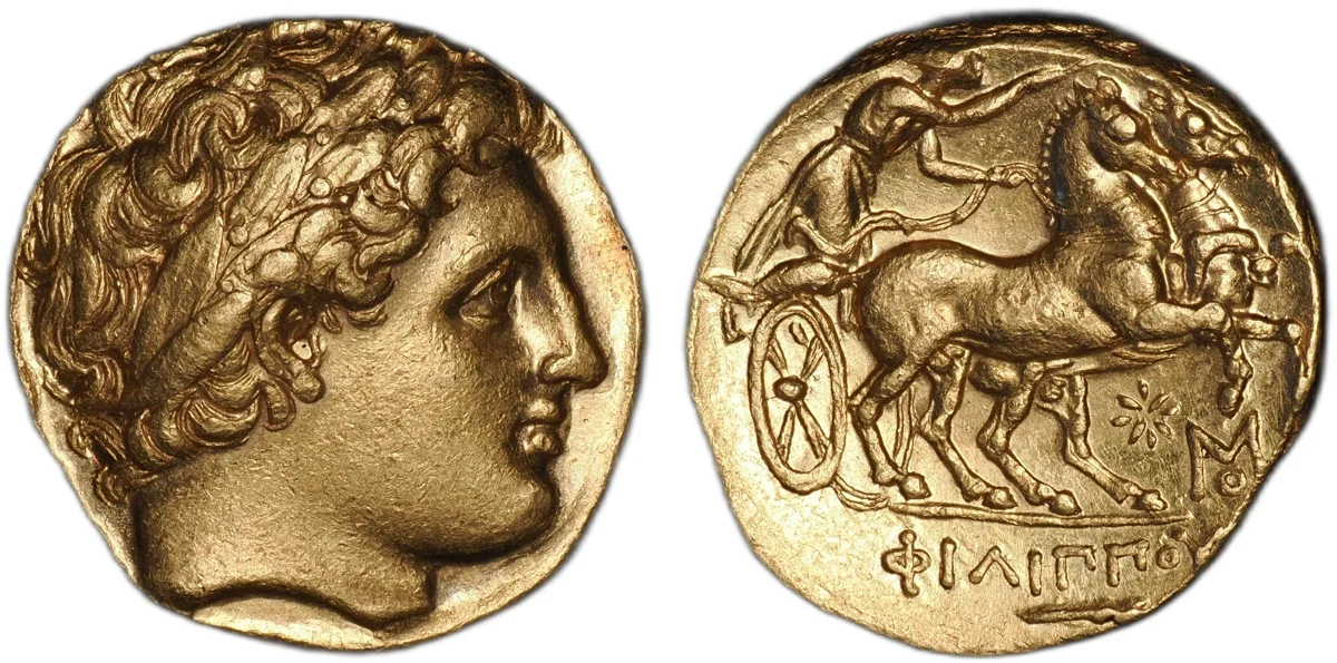 Philip II. AV Stater. 323-317 BC issue.