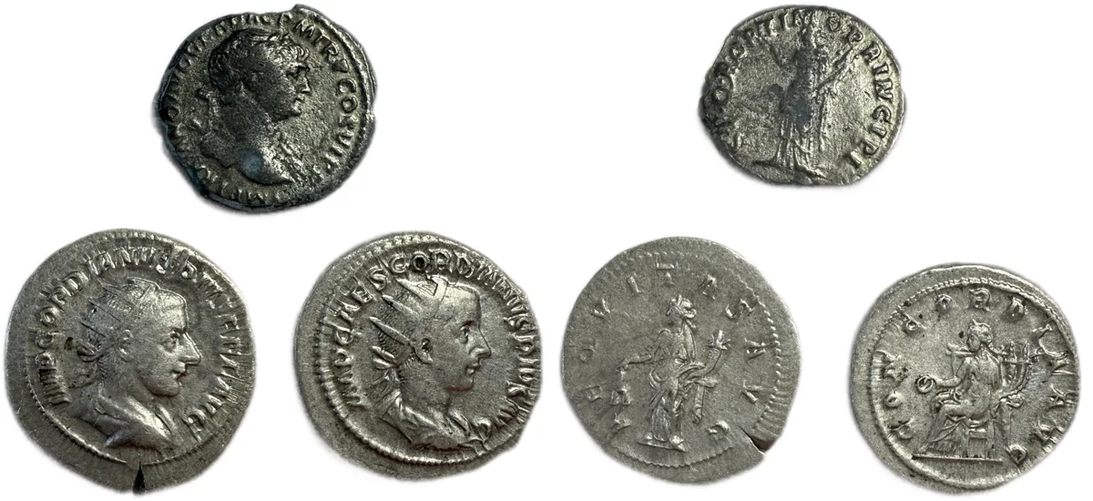 3 silver coins
