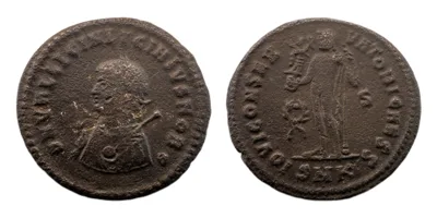 Licinius II — Nummus, Jupiter, Cyzicus