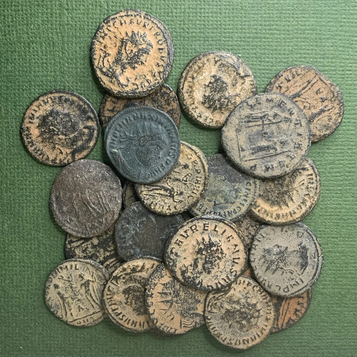 Lot of 23 antoninianus