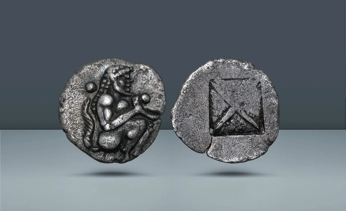 Thrace, Thraco-Macedonian tribes. Lete or Berge, c. 525-480 BC