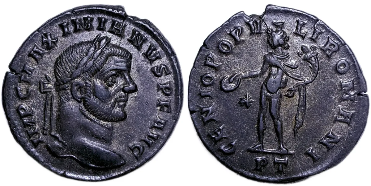 Maximian (AD 286-305) Follis, Rauceby Hoard